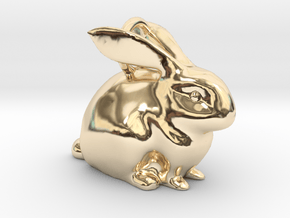 Bunny Pendant  in 14K Yellow Gold