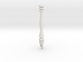 Quill Pen Base: MSD Doll Miniature in White Natural Versatile Plastic