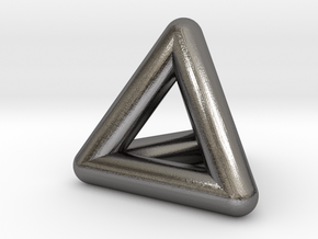 0278 Tetrahedron V&E (full color) in Polished Nickel Steel