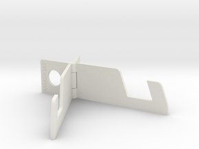 Phone / Tablet Stand MK6 in White Natural Versatile Plastic