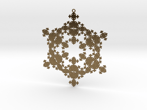 Fractal Snowflake 1 - LP in Natural Bronze