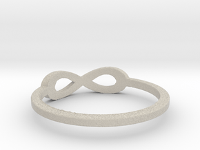 infinity ring Ring Size 7 in Natural Sandstone