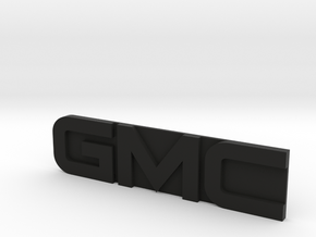 GMC Emblem in Black Natural Versatile Plastic