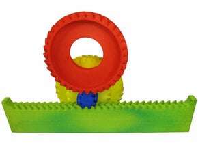 Balancing Gears in White Processed Versatile Plastic