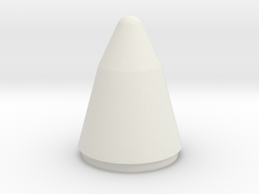 Titan IV Nose Cone 1:48 in White Natural Versatile Plastic