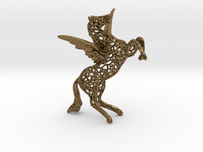Pegasus Voronoi 80mm in Polished Bronze