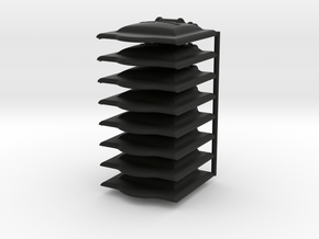 Axle Box Covers in Black Natural Versatile Plastic