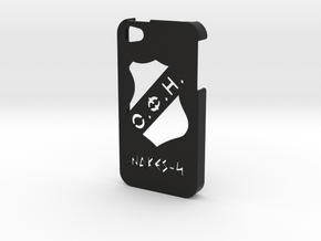 Iphone 4/4s OFI case in Black Natural Versatile Plastic