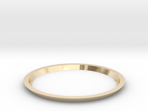 Triangle Taper Ring 16.7mm in 14K Yellow Gold