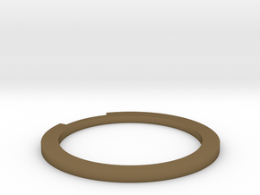 Sliced Ring 16.7mm in Polished Bronze
