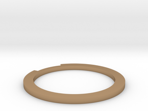 Sliced Ring 16.7mm in Polished Brass