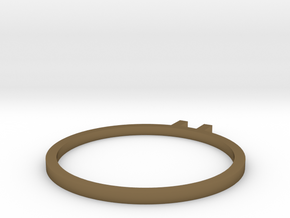 Ö ring 16.7mm in Polished Bronze