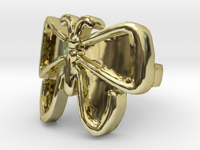 The Unfolding Butterfly Ring Size (US Size 6) in 18k Gold