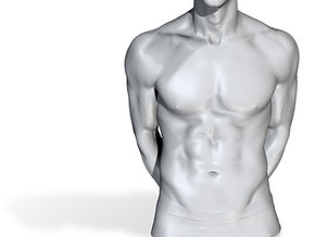 Digital-Man Body Part 002 scale in 4cm in Man Body Part 002