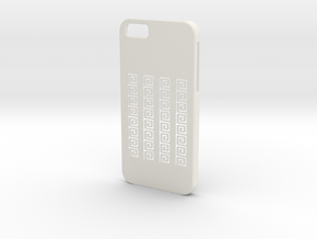 Iphone 6 Case.meandros in White Natural Versatile Plastic