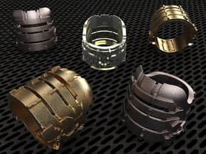Dead Space Engineering Suit lvl3 ring in Polished Bronze Steel