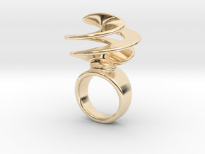 Twisted Ring 15 - Italian Size 15 in 14K Yellow Gold