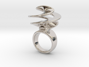 Twisted Ring 20 - Italian Size 20 in Platinum