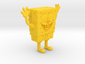 Spongebob  in Yellow Processed Versatile Plastic