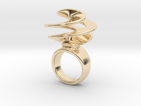 Twisted Ring 31 - Italian Size 31 in 14K Yellow Gold