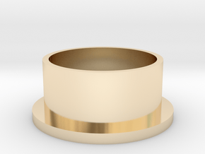 ECG spinner ring (inner part 1 of 3) in 14k Gold Plated Brass