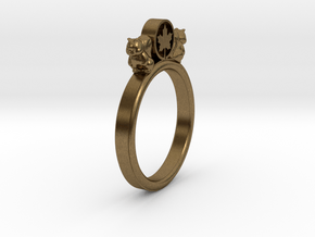 Canadian Squirrel Ring Ø16.60 Mm in Natural Bronze