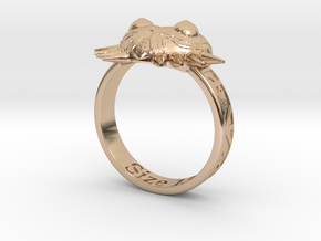 Ring - Majora's Mask (Size 13) in 14k Rose Gold Plated Brass