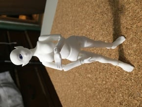 Cyclops Bjd Tiny Doll Parts in White Natural Versatile Plastic