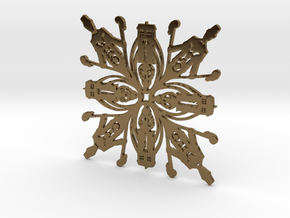 Doctor Who: Eleventh Doctor Snowflake in Polished Bronze