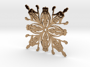 Doctor Who: Eleventh Doctor Snowflake in Polished Brass
