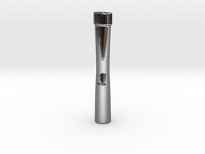 Mouthpiece (Used with Pre-Rolled) in Fine Detail Polished Silver