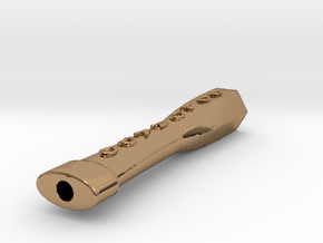 Mouthpiece (Used with Pre-Rolled & Personalized) in Polished Brass