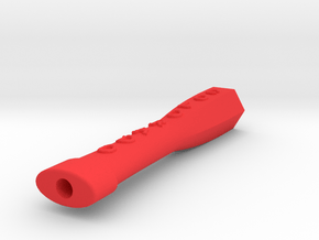 Mouthpiece (Used with Pre-Rolled & Personalized) in Red Processed Versatile Plastic
