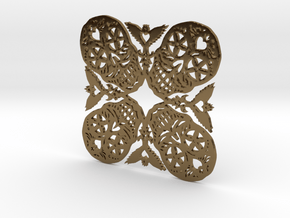 Calaveras Snowflake #2 in Polished Bronze