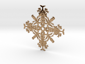 Hawaii Snowflake in Polished Brass