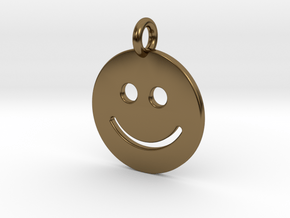 Smilie ) in Polished Bronze