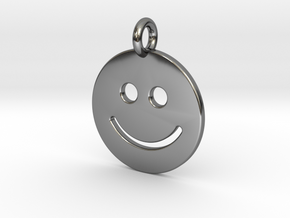Smilie ) in Fine Detail Polished Silver
