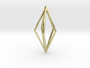 Diamond Pendant mk1 in 18k Gold