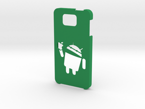 Samsung Galaxy Alpha android eat apple in Green Processed Versatile Plastic