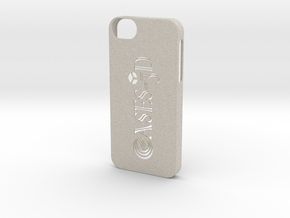 Iphone 5/5s  with Logo in Natural Sandstone