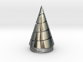 Gurren Lagann - Core Drill - Replaceable Drill Tip in Fine Detail Polished Silver
