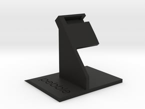 Pebble Time Dock - Simplistic in Black Natural Versatile Plastic