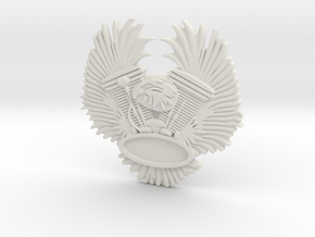 Immortan Joe "Eagle" Badge / Medal - Easyriders in White Natural Versatile Plastic