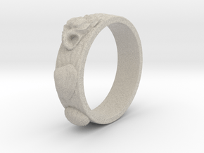 Urchin Ring 1 - US-Size 2 1/2 (13.61 mm) in Natural Sandstone