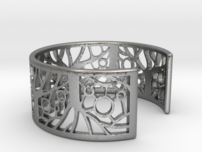 Tree of Life Bracelet 55mm in Natural Silver