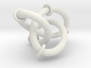 Figure8Knot And Sliding Tori 7 12 2015 in White Natural Versatile Plastic