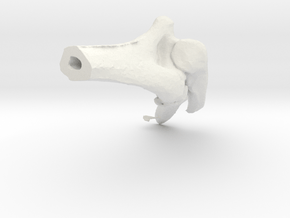  Elbow Fracture Model - Radial Head (SKU 021) in White Natural Versatile Plastic