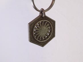 First Order Keychain in Polished Bronze