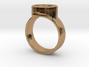 General Lee "01" Driver Ring - Size 22.2mm ID in Polished Brass