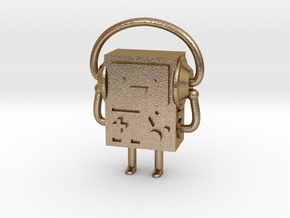BMO with headphones in Polished Gold Steel